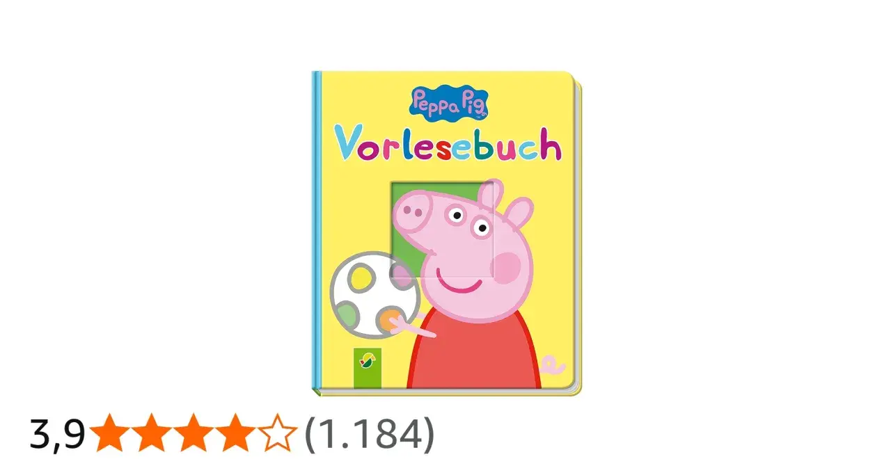 Peppa Wutz Vorlesebuch mit Ball. Ein fröhliches Buch für kleine Fans von Peppa Wutz.