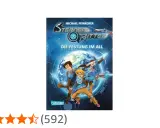 Drei junge Helden, wie aus Sammy Warrior Cats, kämpfen vor der Erde im Weltall.