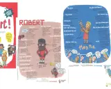 Ein buntes kinderbuch über behinderung mit Illustrationen von Kindern, die unterschiedliche Beeinträchtigungen darstellen.