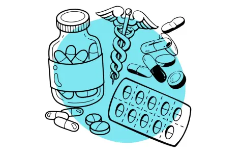 Medikamente für ADHS, wie Pillen und Kapseln, sind abgebildet. Mögliche ADHS Medikamente Nebenwirkungen sind ein Thema.