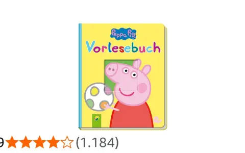 Peppa Wutz Vorlesebuch mit Ball. Ein fröhliches Buch für kleine Fans von Peppa Wutz.