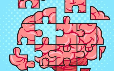 Ein Gehirn als Puzzle, das darauf hinweist, wer diagnostiziert ADHS.