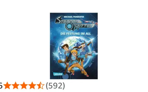 Drei junge Helden, wie aus Sammy Warrior Cats, kämpfen vor der Erde im Weltall.