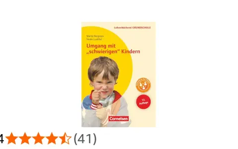 Buchcover: "Umgang mit „schwierigen“ Kindern" in der Grundschule. Ein Junge schaut grimmig.