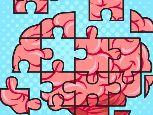 Ein Gehirn als Puzzle, das darauf hinweist, wer diagnostiziert ADHS.