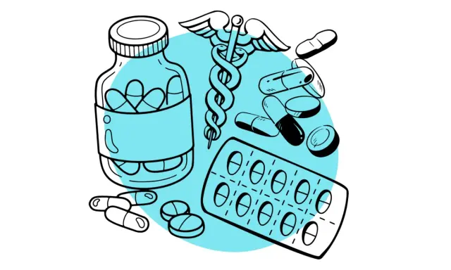 Medikamente für ADHS, wie Pillen und Kapseln, sind abgebildet. Mögliche ADHS Medikamente Nebenwirkungen sind ein Thema.