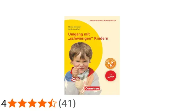 Buchcover: "Umgang mit „schwierigen“ Kindern" in der Grundschule. Ein Junge schaut grimmig.