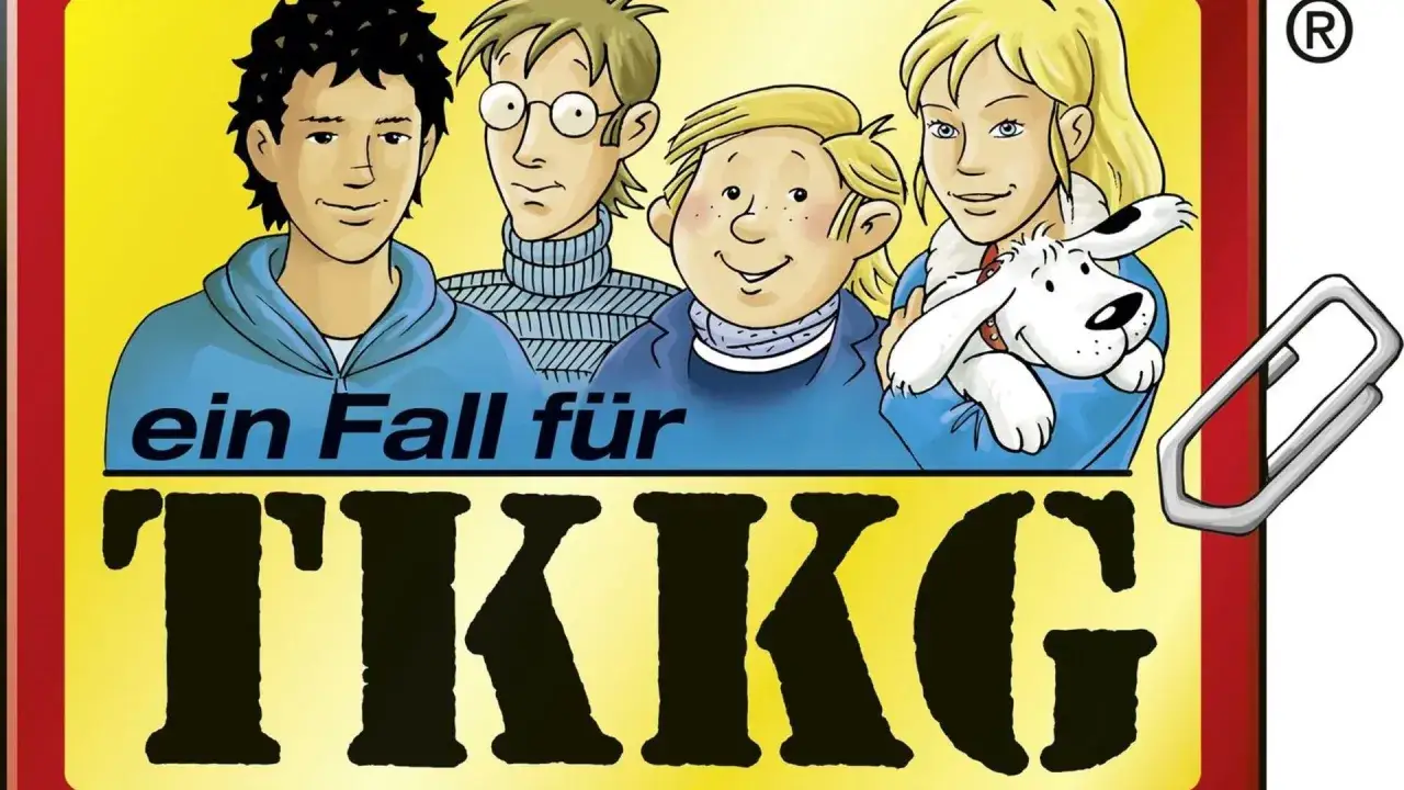 Die vier Freunde Tim, Karl, Kl&ouml;&szlig;chen und Gaby, bekannt unter den TKKG Namen, sind bereit f&uuml;r ein neues Abenteuer.